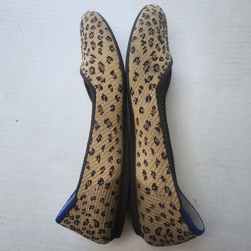 Rothy's | Leopard Rount Toe Flats, size 10 - Picture 6 of 11